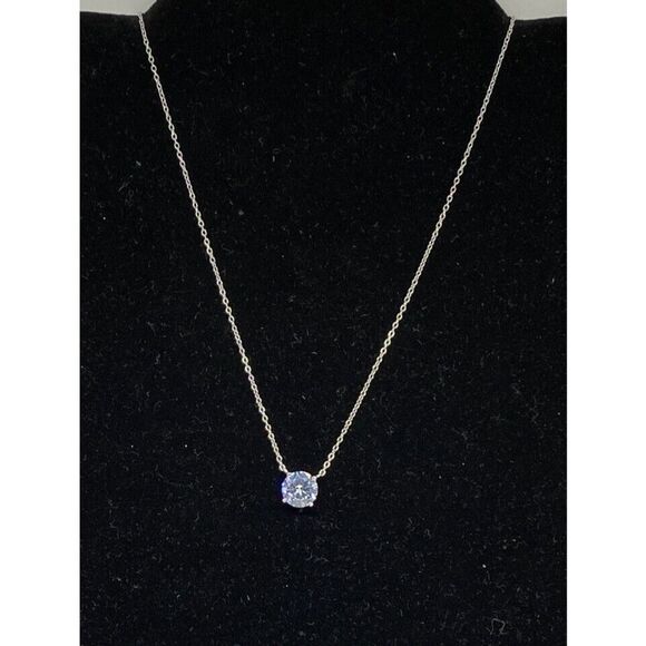 Giani Bernini Cubic Zirconia Pendant Necklace in Sterling Silver MSRP $50 CP733 - Picture 1 of 4